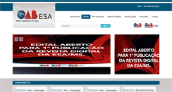 Desktop Screenshot of esams.org.br