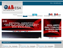 Tablet Screenshot of esams.org.br